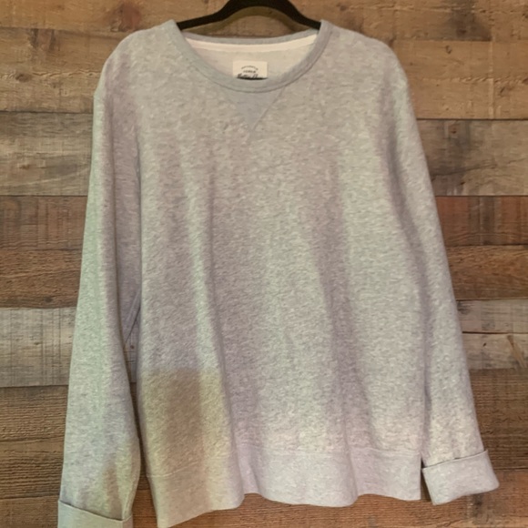 J. Crew Other - J. Crew vintage fleece gray sweatshirt/sweater, lg